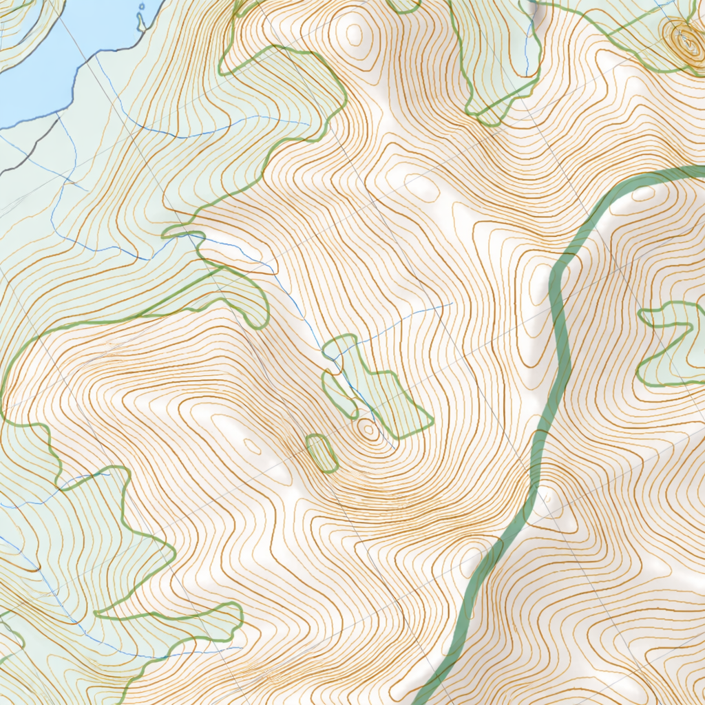Elevation map showing mine locations